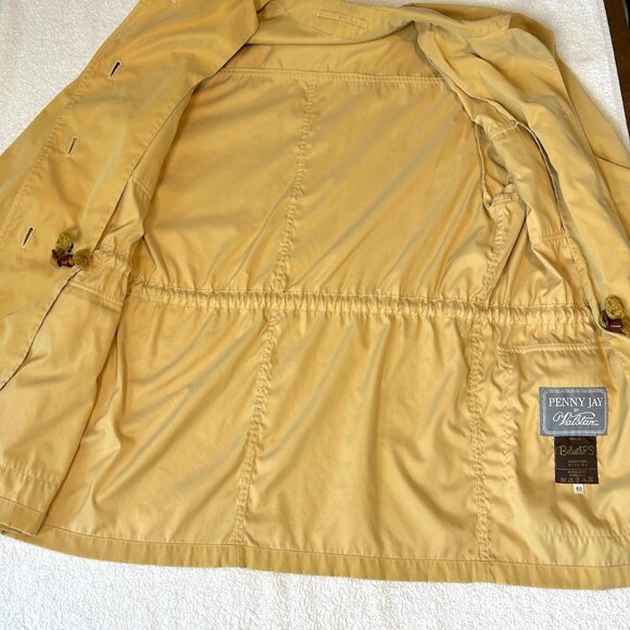 Penny Jay by Valstar tan microfiber safari jacket SIZE 40 - Picture 6 of 11